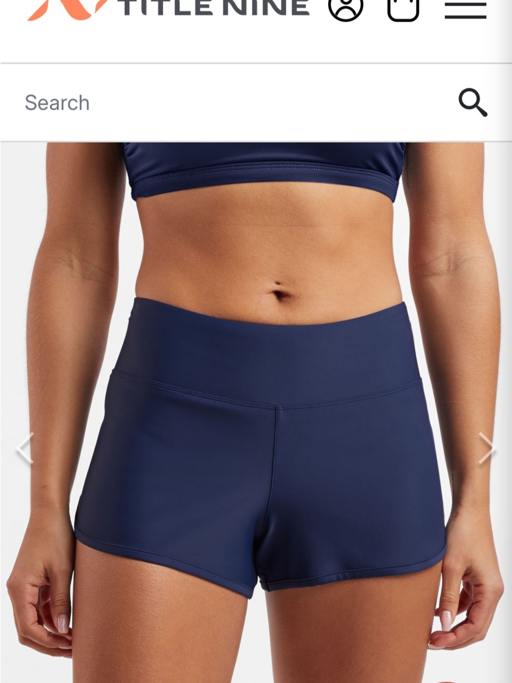 Title Nine nalu Women's paddle board swim Shorts - brand new with tag